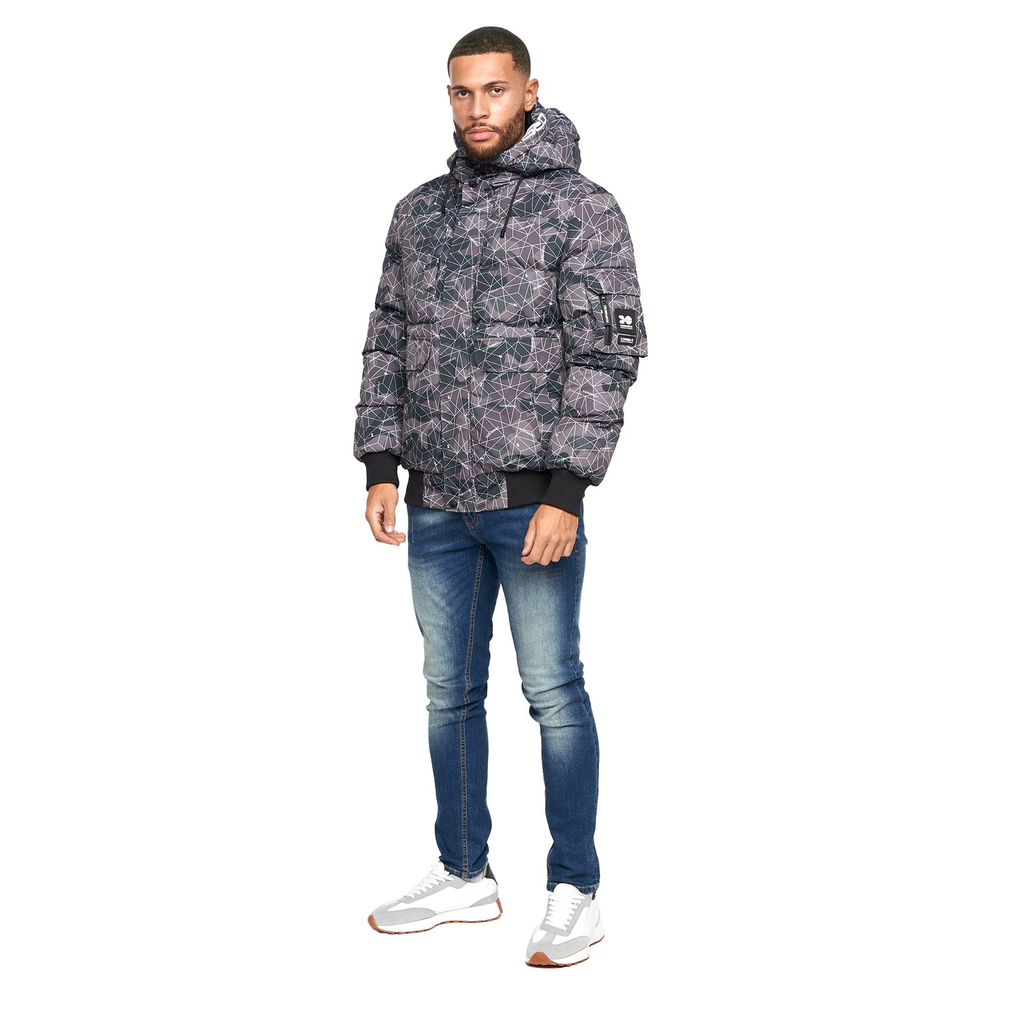 Dark - Pack Shot - Crosshatch Mens Milwaka Camo Jacket