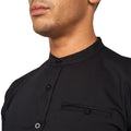 Black - Lifestyle - Born Rich Mens Busquets Short-Sleeved Shirt