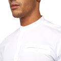 White - Lifestyle - Born Rich Mens Busquets Short-Sleeved Shirt