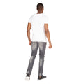 Light Grey - Pack Shot - Money Mens Ape Ripped Slim Jeans