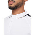 White - Back - Crosshatch Mens Allred Polo Shirt