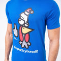 Deep Azure - Side - Xplicit Mens Bad Turkey Christmas T-Shirt