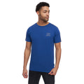 Blue - Front - Crosshatch Mens Caveron T-Shirt