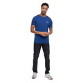 Blue - Lifestyle - Crosshatch Mens Caveron T-Shirt