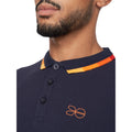 Navy - Lifestyle - Crosshatch Mens Chemfort Polo Shirt