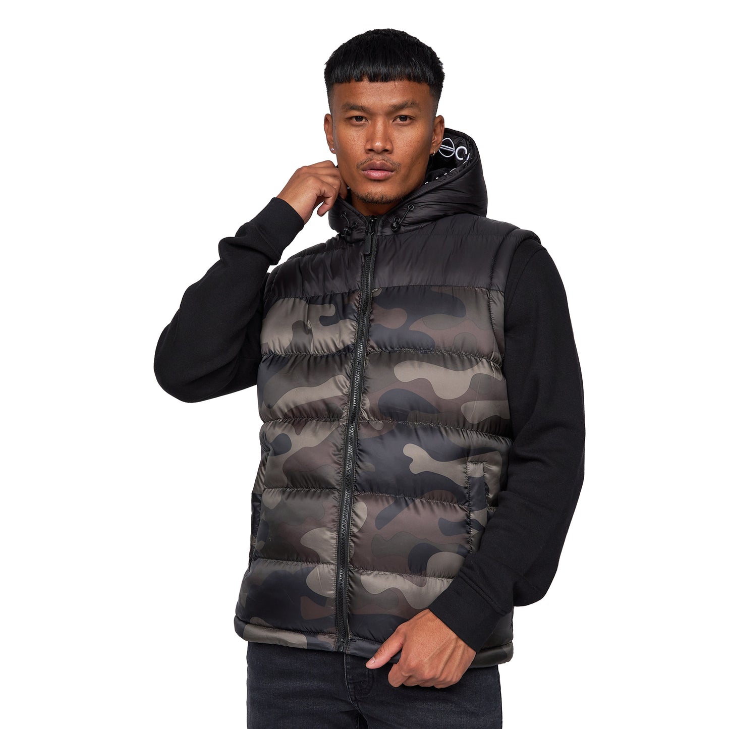 Forest Camo - Front - Crosshatch Mens Stanfield Gilet