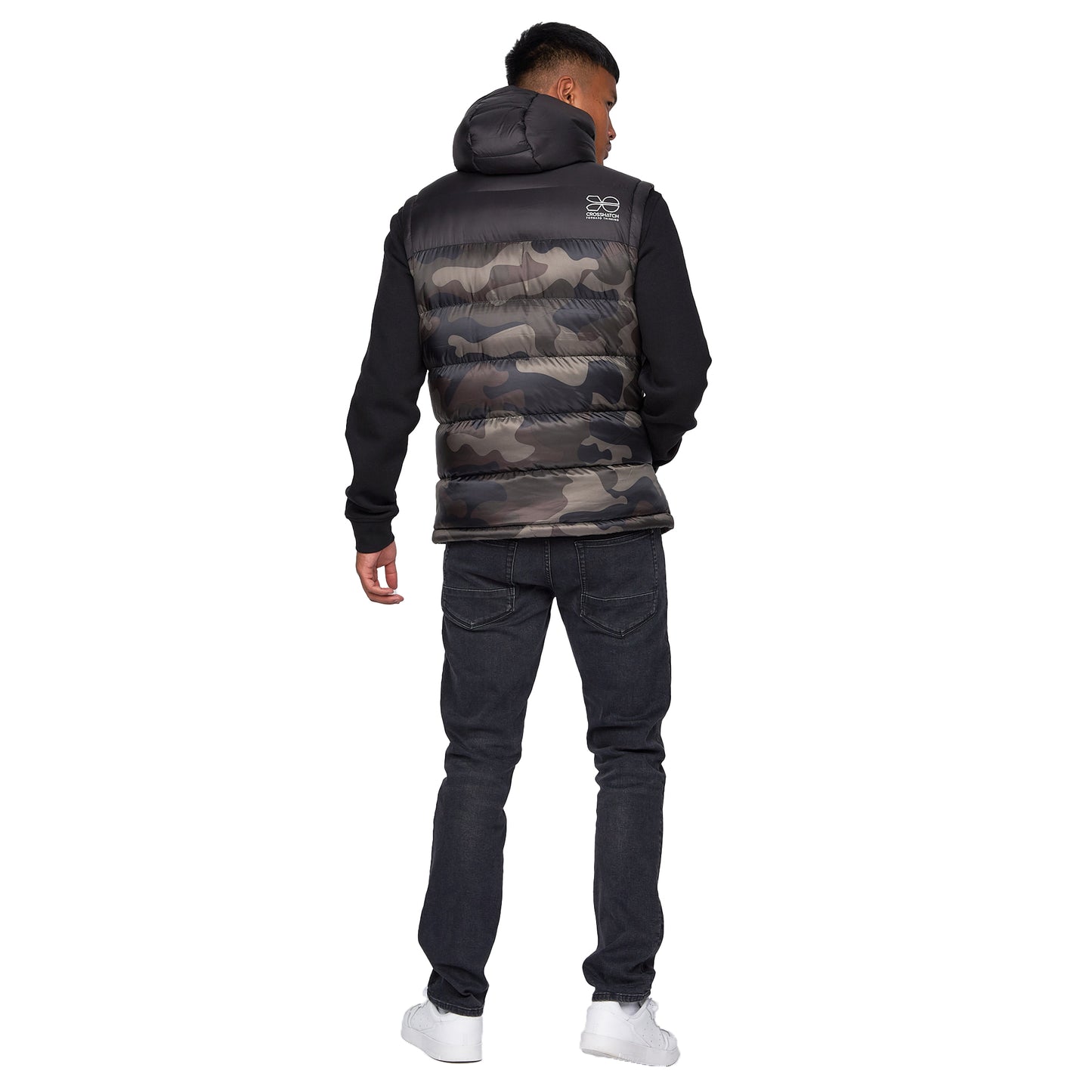 Forest Camo - Back - Crosshatch Mens Stanfield Gilet