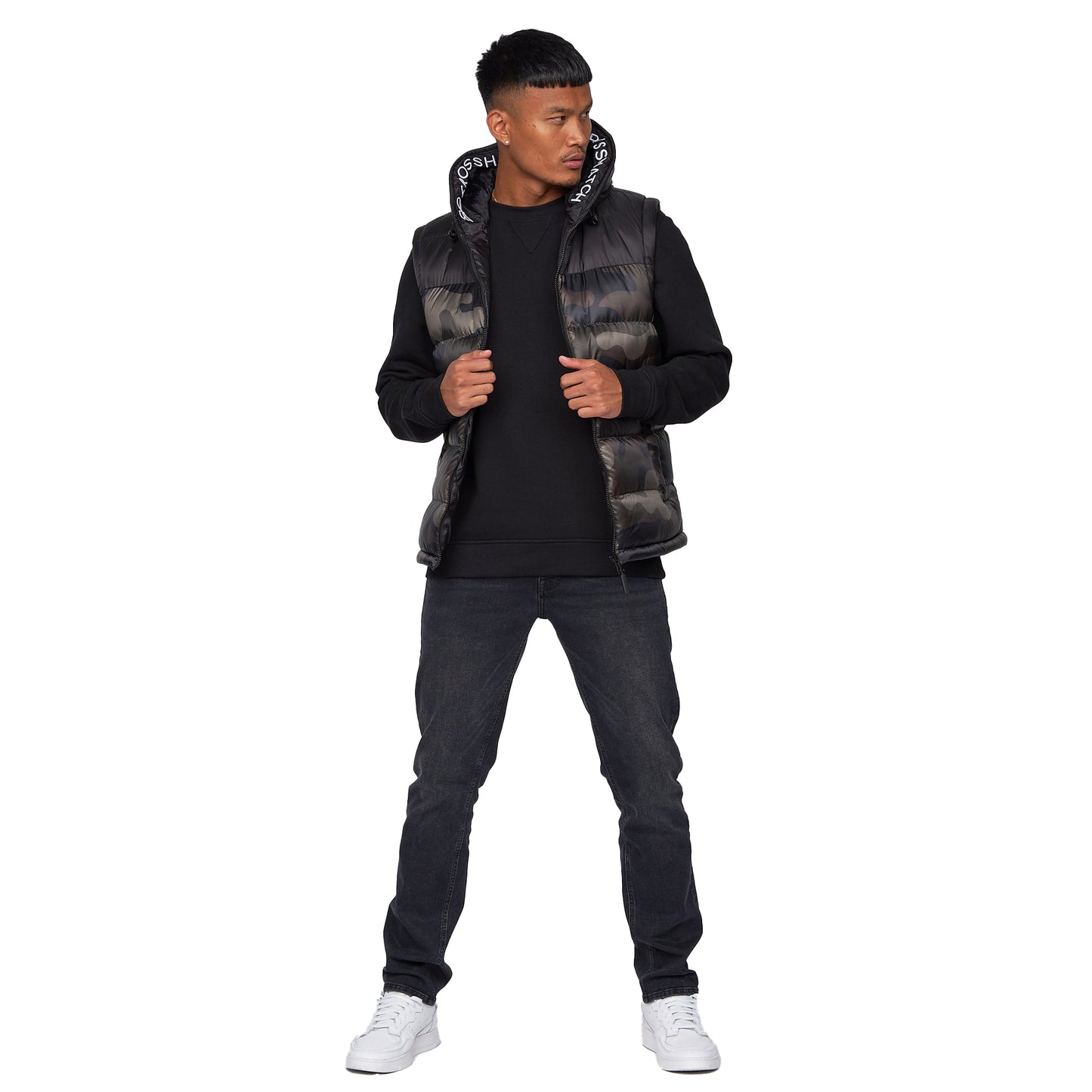 Forest Camo - Lifestyle - Crosshatch Mens Stanfield Gilet