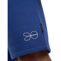 Blue - Pack Shot - Crosshatch Mens Goldsbury Fleece Shorts