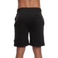 Black - Back - Crosshatch Mens Goldsbury Fleece Shorts