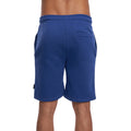 Blue - Back - Crosshatch Mens Goldsbury Fleece Shorts