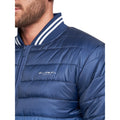 Blue - Lifestyle - Crosshatch Mens Basefade Padded Jacket