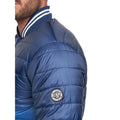 Blue - Pack Shot - Crosshatch Mens Basefade Padded Jacket