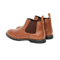 Tan - Back - Duck and Cover Mens Maxwall Leather Chelsea Boots