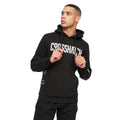 Black - Front - Crosshatch Mens Holdouts Hoodie