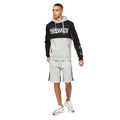 Black-Grey Marl - Lifestyle - Crosshatch Mens Compounds Hoodie