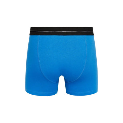 Blue - Back - Crosshatch Mens Hexter Boxer Shorts (Pack Of 2)