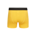 Yellow - Back - Crosshatch Mens Hexter Boxer Shorts (Pack Of 2)