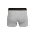 Grey Marl - Back - Crosshatch Mens Ambek Boxer Shorts (Pack of 2)