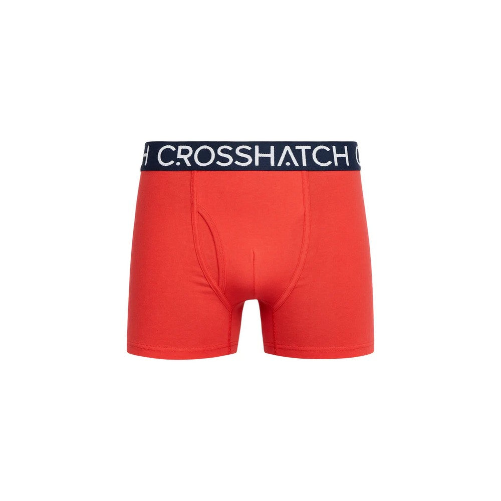 Red - Lifestyle - Crosshatch Mens Payso Boxer Shorts (Pack of 3)