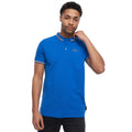 Blue - Side - Crosshatch Mens Vellamort Polo Shirt