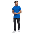 Blue - Pack Shot - Crosshatch Mens Vellamort Polo Shirt
