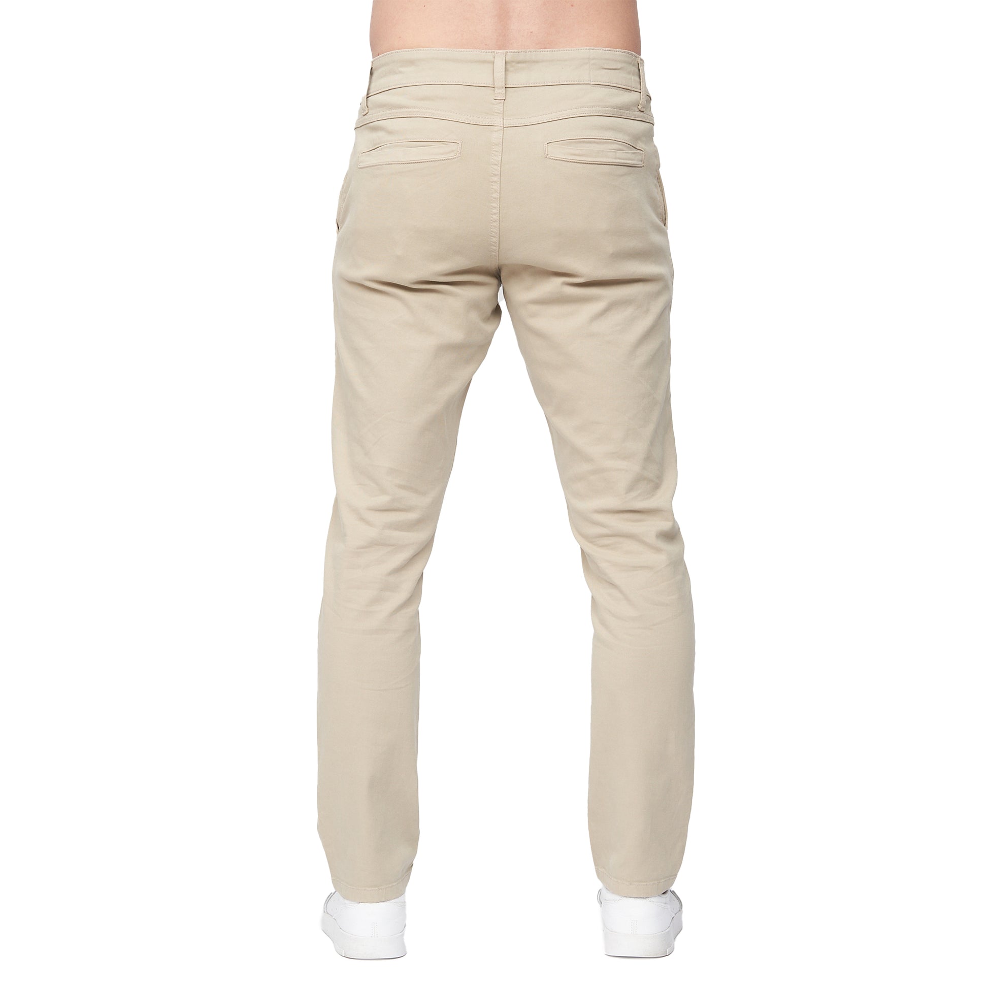 Stone - Back - Duck and Cover Mens Moretor Chinos