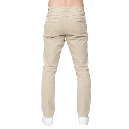 Stone - Back - Duck and Cover Mens Moretor Chinos