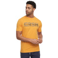 Yellow - Side - Crosshatch Mens Goldsbury T-Shirt