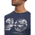 Navy - Side - Crosshatch Mens Bellmire T-Shirt