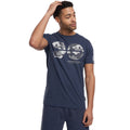 Navy - Lifestyle - Crosshatch Mens Bellmire T-Shirt