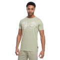 Sage - Front - Crosshatch Mens Bellmire T-Shirt