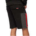 Black - Back - Crosshatch Mens Silomane Shorts