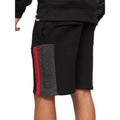 Black - Side - Crosshatch Mens Silomane Shorts