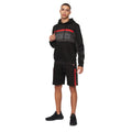 Black - Close up - Crosshatch Mens Silomane Shorts