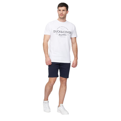 Navy - Pack Shot - Duck and Cover Mens Moreshore Shorts