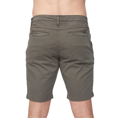 Olive - Back - Duck and Cover Mens Moreshore Shorts