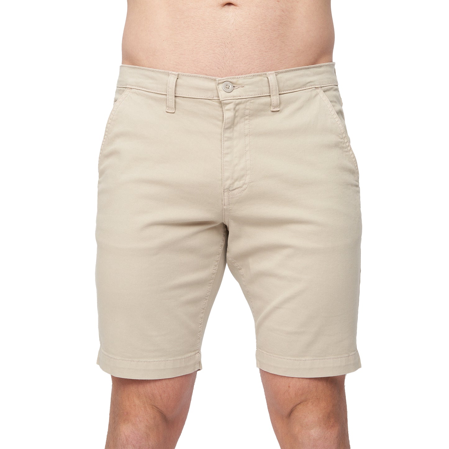 Stone - Front - Duck and Cover Mens Moreshore Shorts