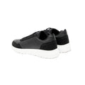 Black - Back - Crosshatch Mens Zetland MVE Suede Trainers