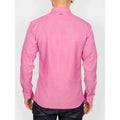 Hot Pink - Back - Bewley & Ritch Mens Aland Oxford Shirt