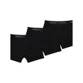Black - Front - Bewley & Ritch Mens Andross Boxer Shorts (Pack of 3)