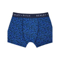 Blue-Navy - Lifestyle - Bewley & Ritch Mens Mandally Boxer Shorts (Pack of 3)