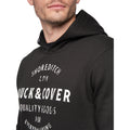 Black - Side - Duck and Cover Mens Stocktons Hoodie