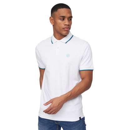 White - Lifestyle - Duck and Cover Mens Hanan Polo Shirt