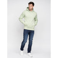 Sage - Close up - Duck and Cover Mens Gathport Hoodie