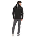Black - Back - Duck and Cover Mens Gathport Hoodie