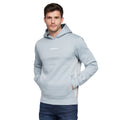 Light Blue - Front - Duck and Cover Mens Gathport Hoodie