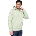 Sage - Front - Duck and Cover Mens Gathport Hoodie