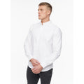 White - Close up - Bewley & Ritch Mens Ervin Oxford Shirt