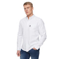 White - Front - Bewley & Ritch Mens Dewey Striped Oxford Shirt